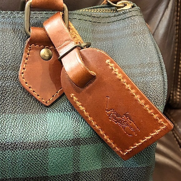 KRALPH LAUREN Black Watch Plaid Speedy Small Boston Travel Vacation Camp Bag - Picture 4 of 17